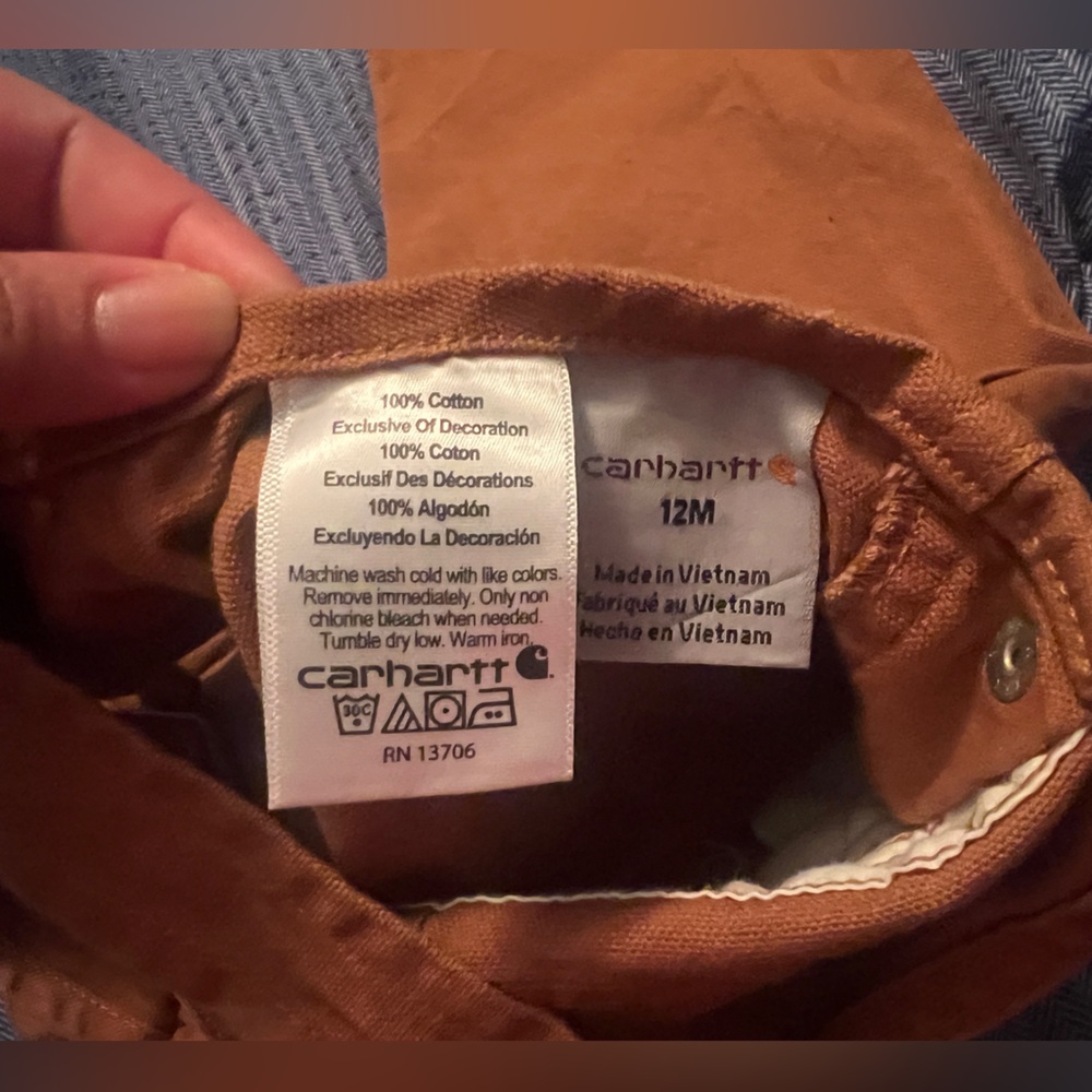 Carhartt 12M Overalls - Picture 2 of 4